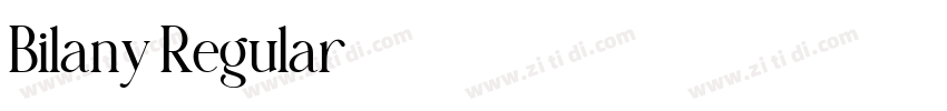 Bilany Regular字体转换